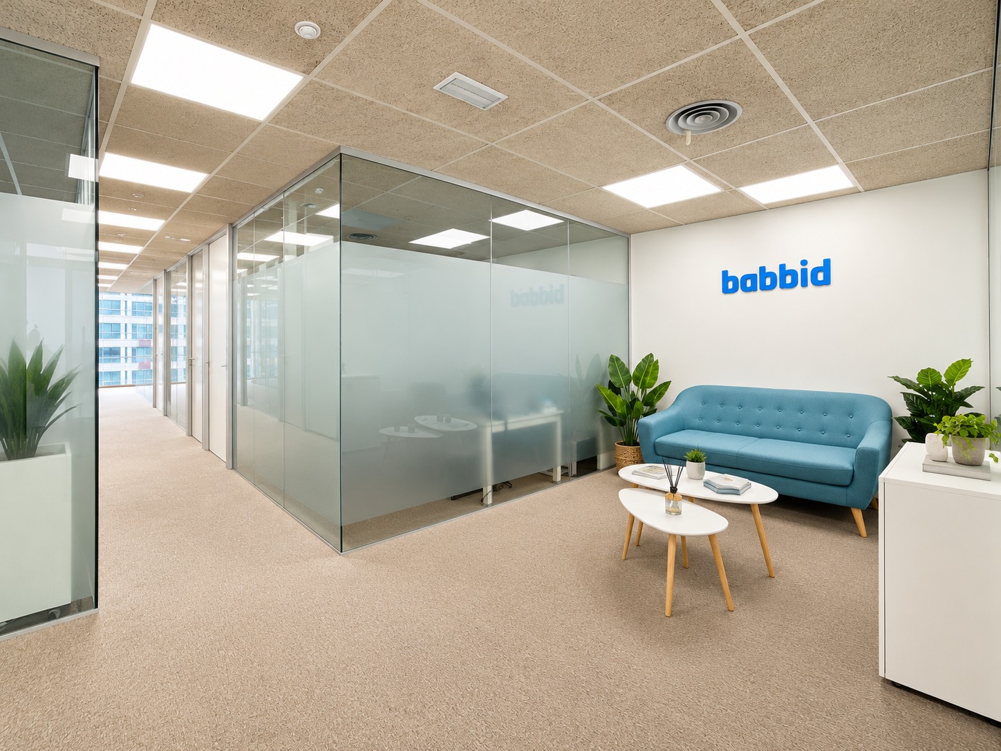 Recepción del Centro de Negocios Babbid Fuenlabrada