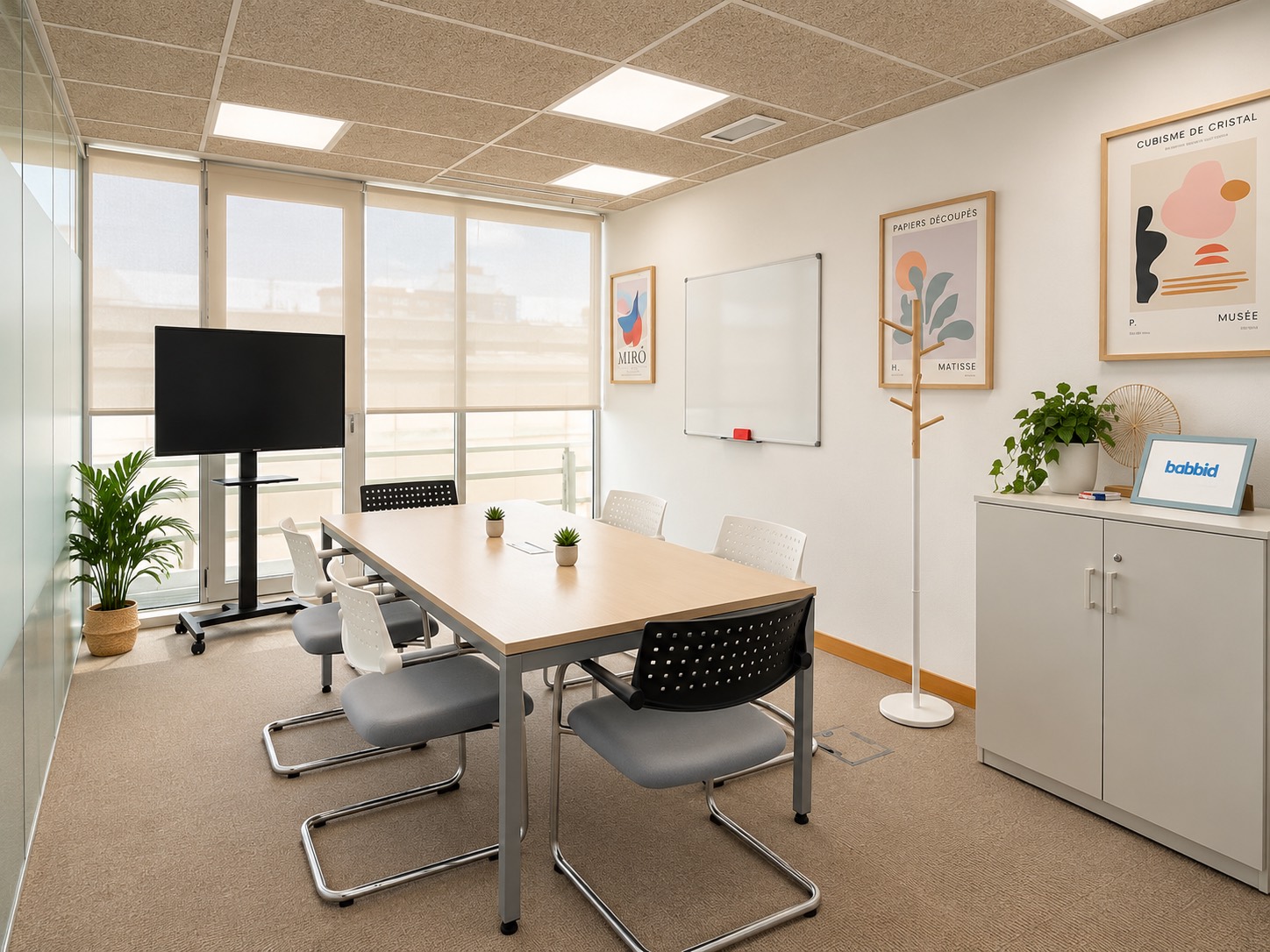 Sala de reuniones del centro de Fuenlabrada