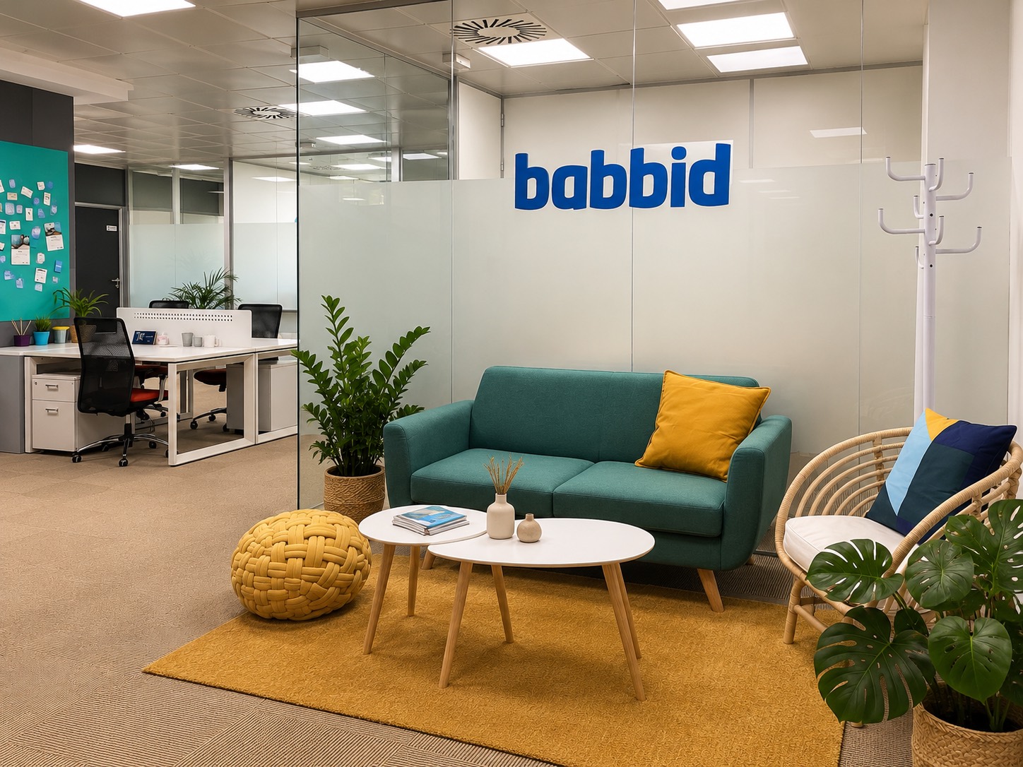 Recepción del Centro de Negocios Babbid Tres Cantos